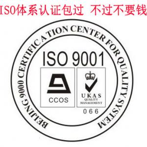 ISO9001国际质量管理体系标准一次就能拿证